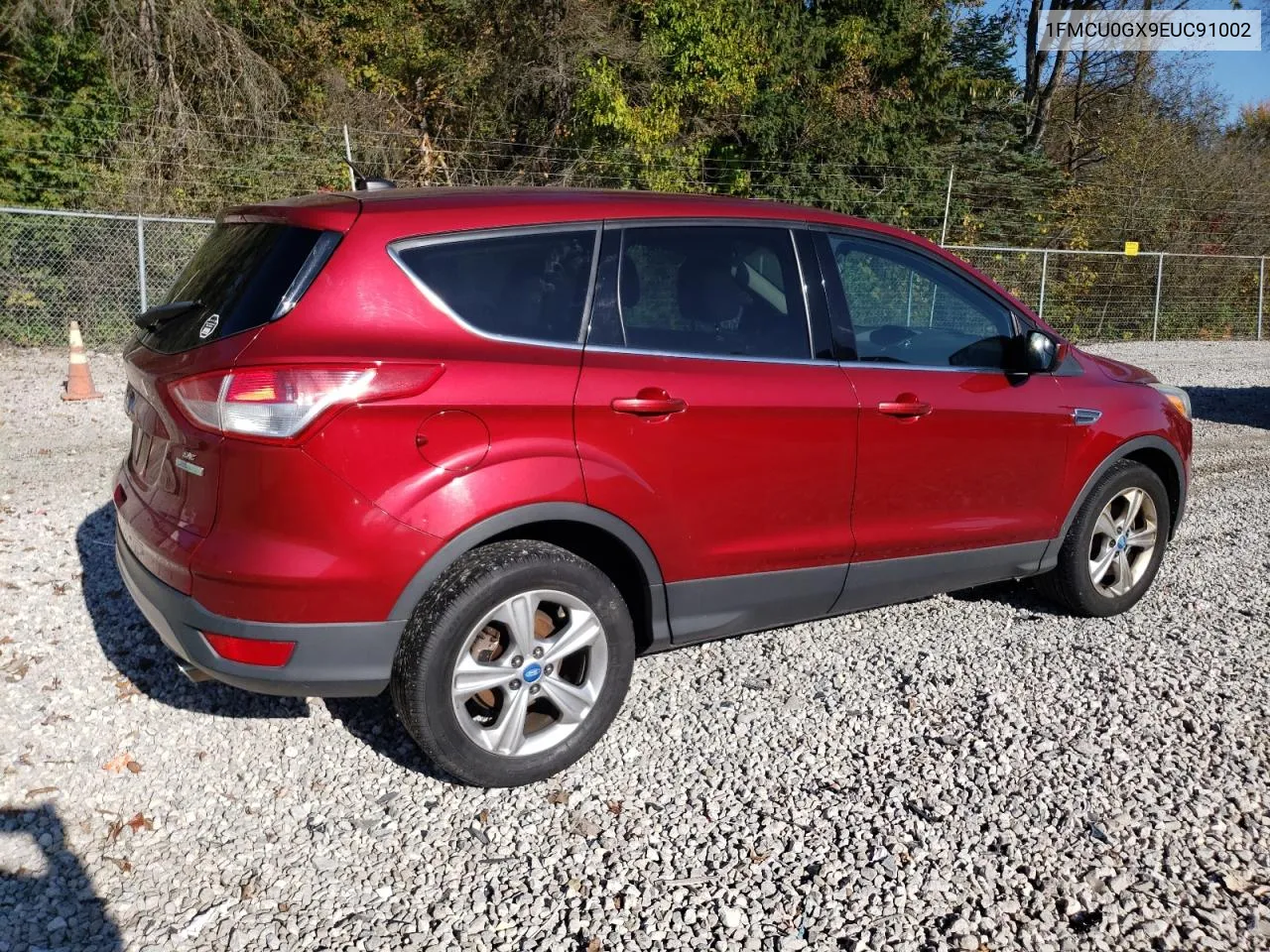 2014 Ford Escape Se VIN: 1FMCU0GX9EUC91002 Lot: 76909864