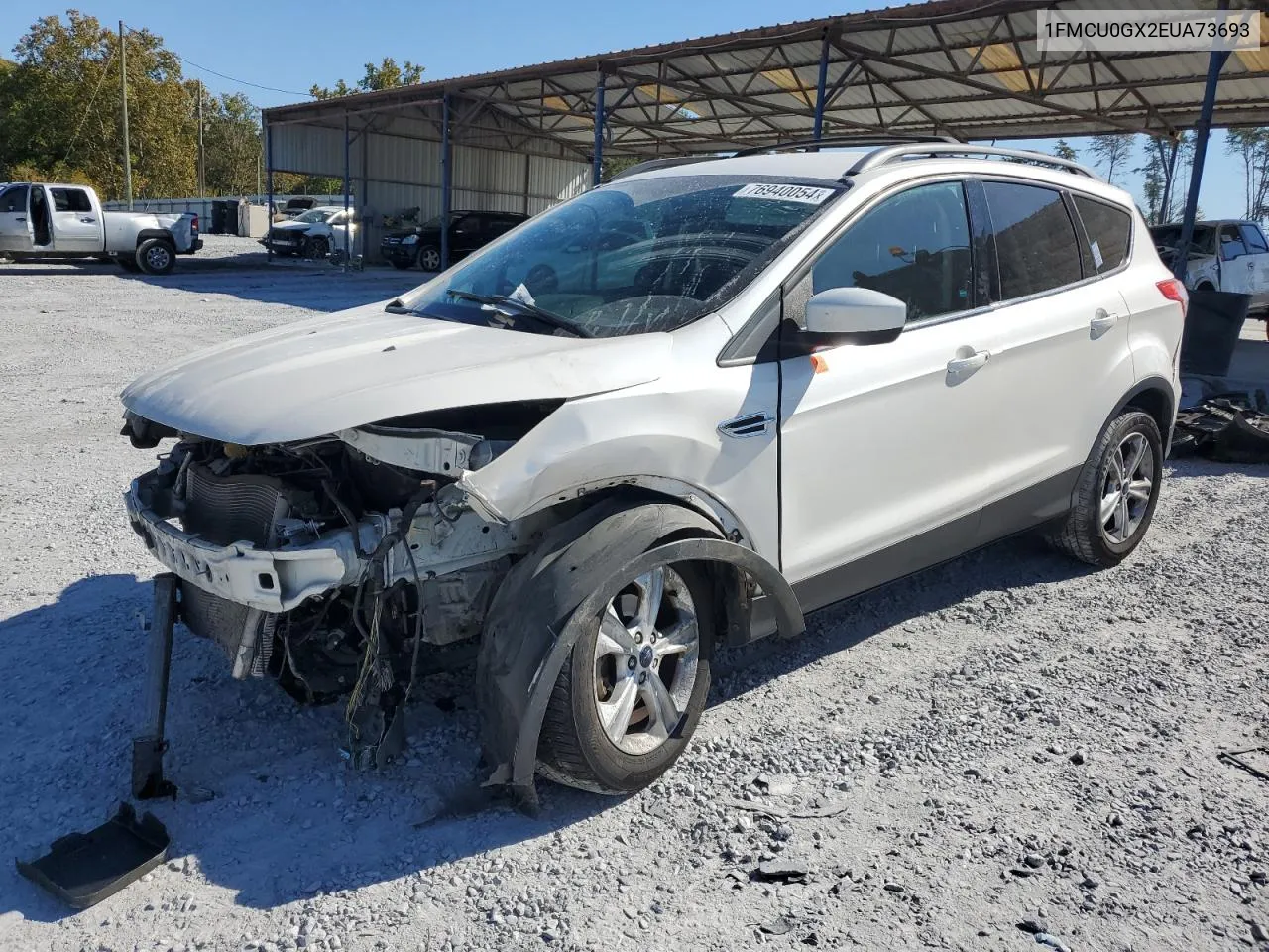 2014 Ford Escape Se VIN: 1FMCU0GX2EUA73693 Lot: 76940054