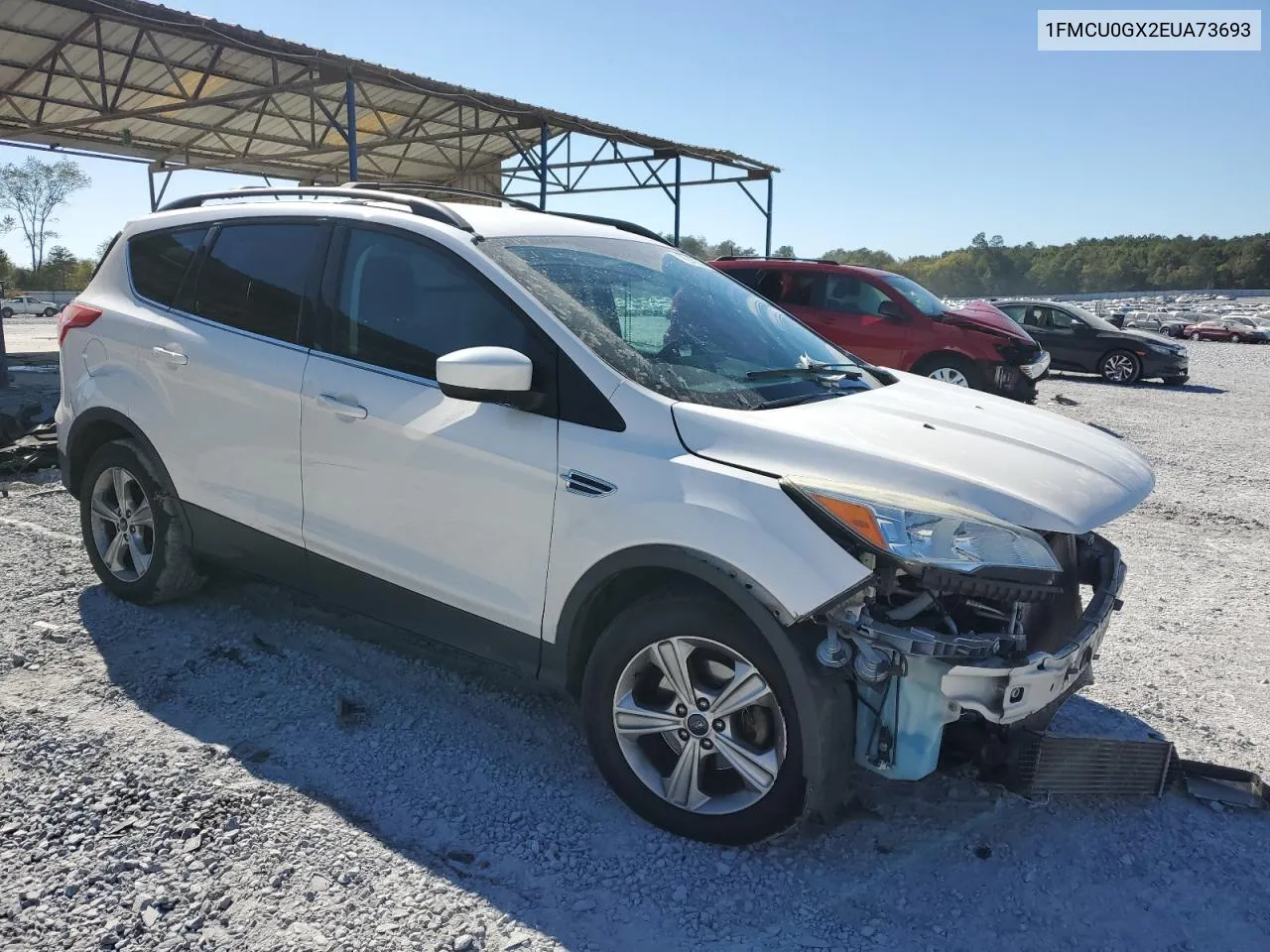 2014 Ford Escape Se VIN: 1FMCU0GX2EUA73693 Lot: 76940054