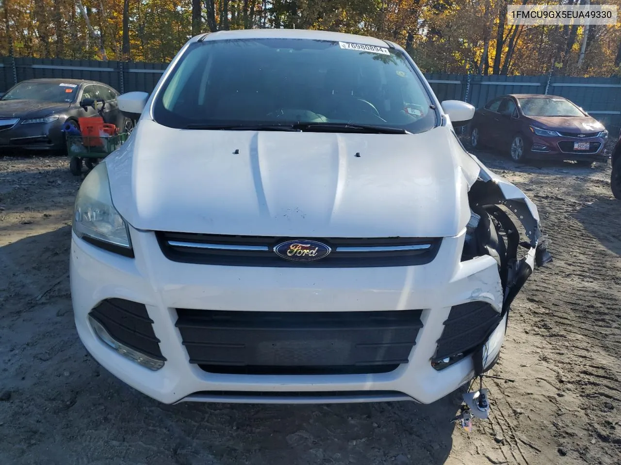 2014 Ford Escape Se VIN: 1FMCU9GX5EUA49330 Lot: 76980894