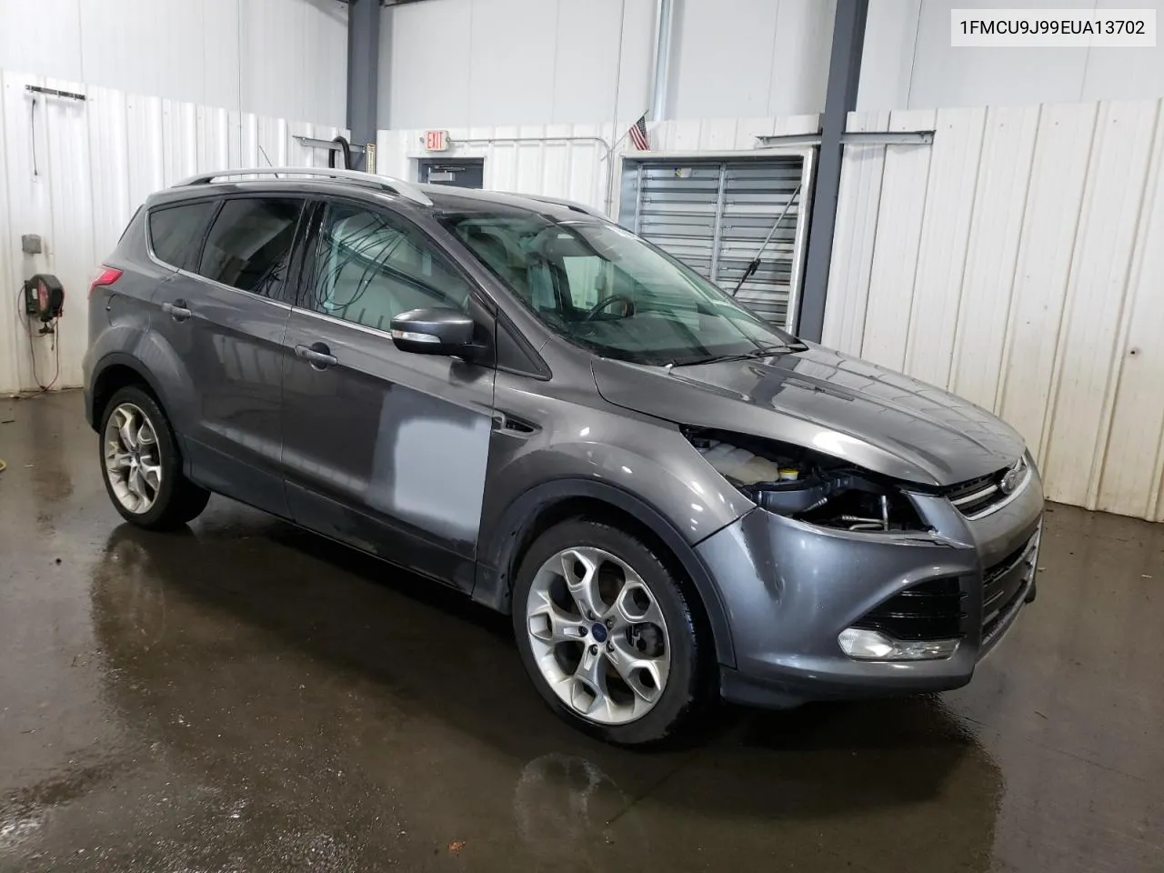 2014 Ford Escape Titanium VIN: 1FMCU9J99EUA13702 Lot: 76989414