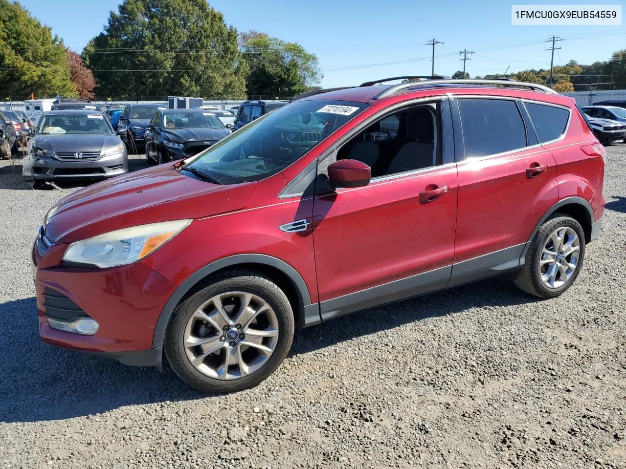 2014 Ford Escape Se VIN: 1FMCU0GX9EUB54559 Lot: 77210194