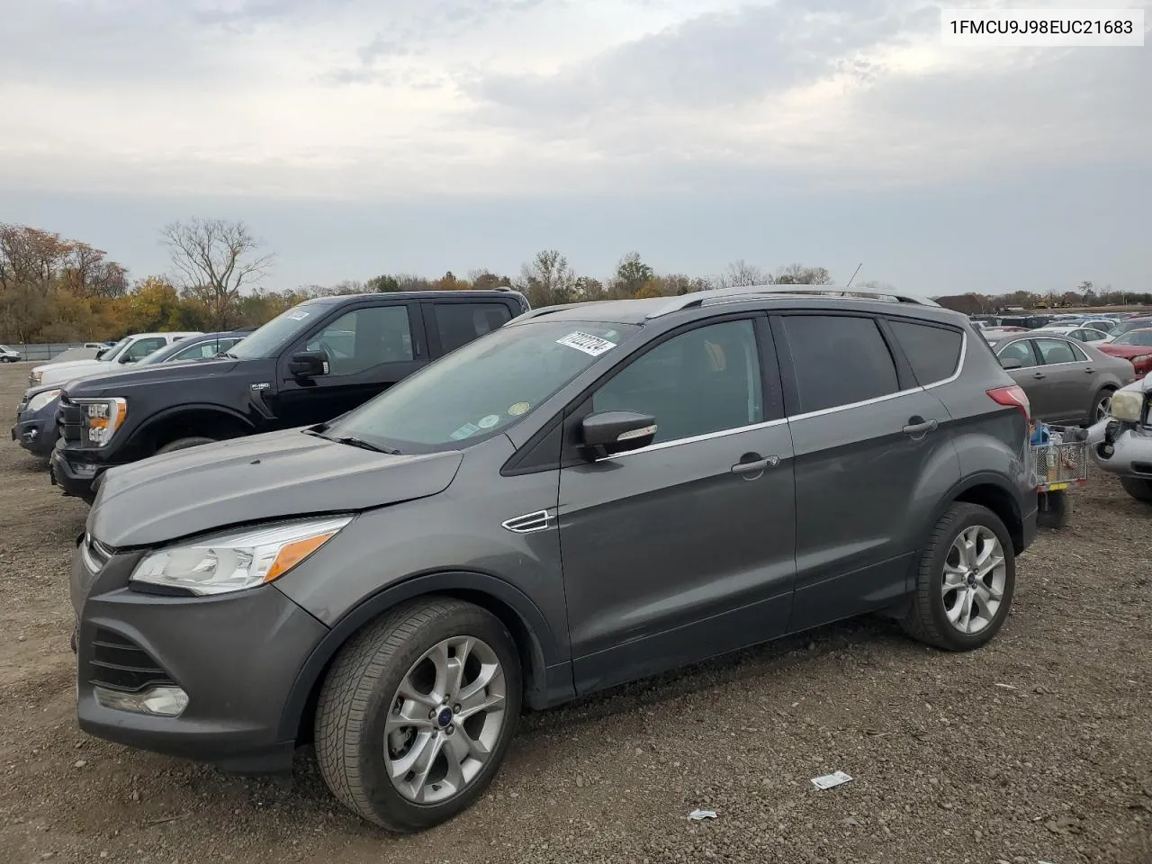 2014 Ford Escape Titanium VIN: 1FMCU9J98EUC21683 Lot: 77222724