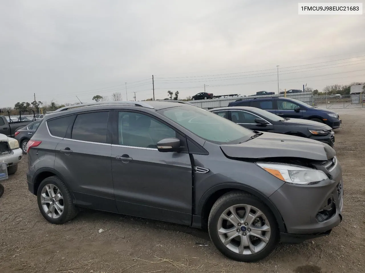 2014 Ford Escape Titanium VIN: 1FMCU9J98EUC21683 Lot: 77222724