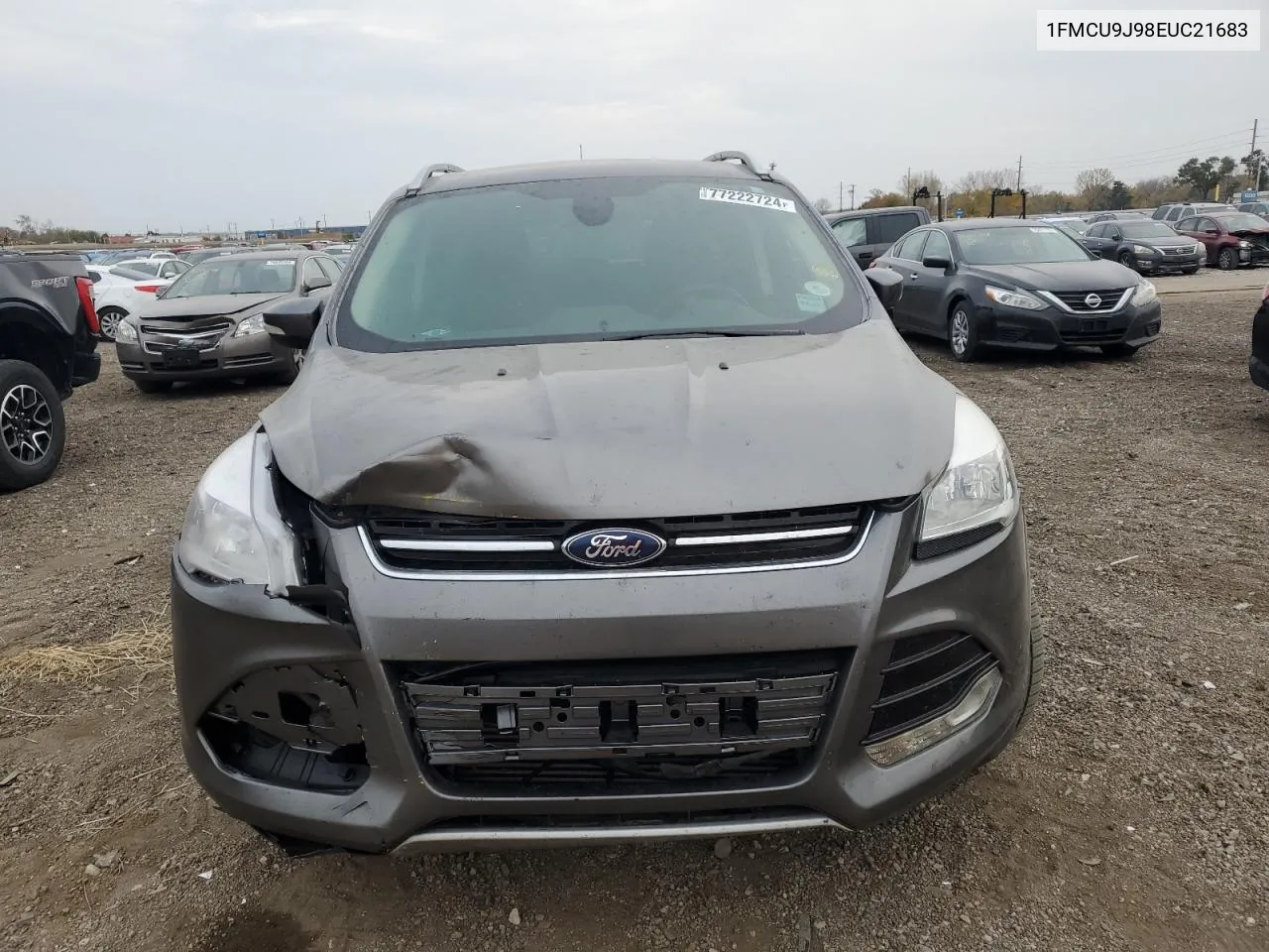 2014 Ford Escape Titanium VIN: 1FMCU9J98EUC21683 Lot: 77222724