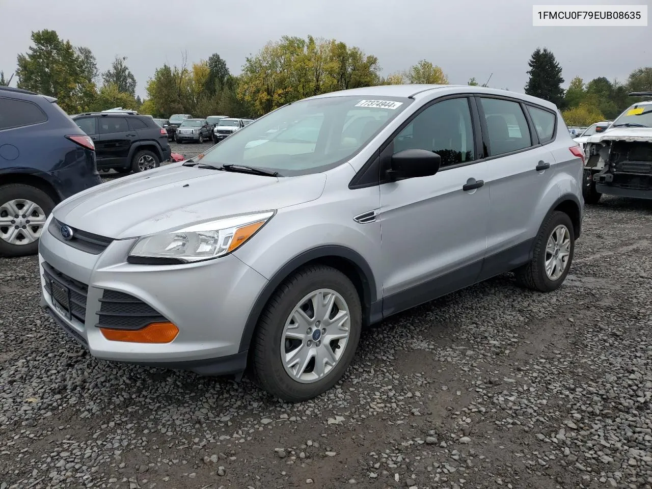 2014 Ford Escape S VIN: 1FMCU0F79EUB08635 Lot: 77374944