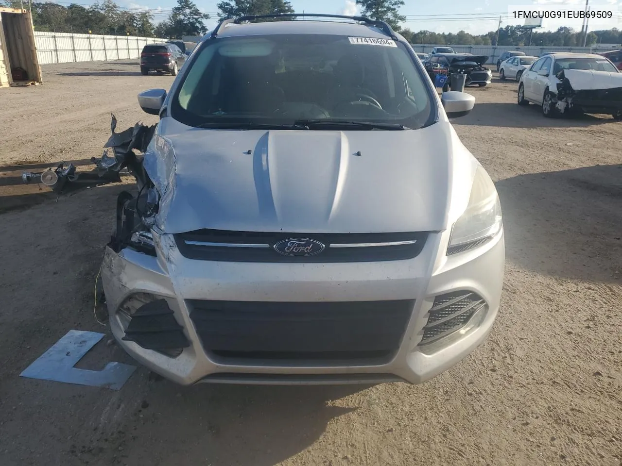 2014 Ford Escape Se VIN: 1FMCU0G91EUB69509 Lot: 77416694