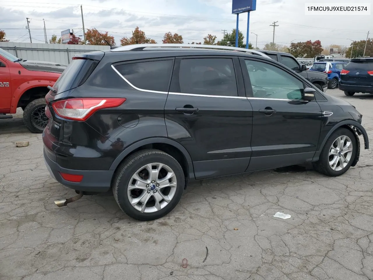 2014 Ford Escape Titanium VIN: 1FMCU9J9XEUD21574 Lot: 77434424