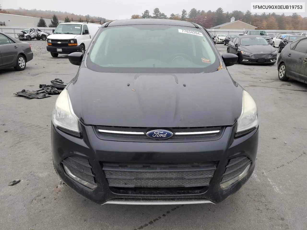 2014 Ford Escape Se VIN: 1FMCU9GX0EUB19753 Lot: 77634204