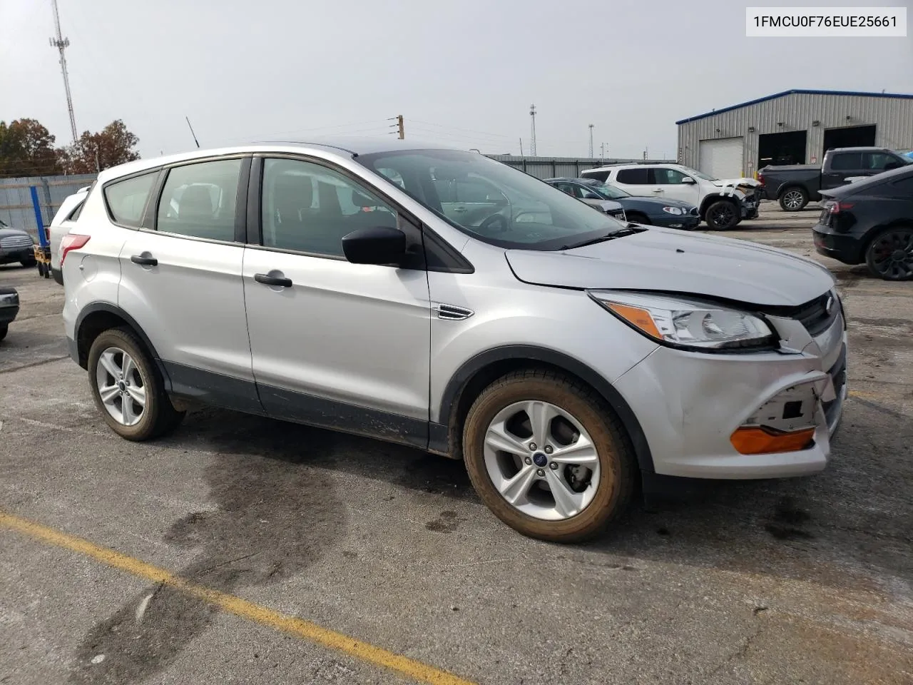 2014 Ford Escape S VIN: 1FMCU0F76EUE25661 Lot: 77742424