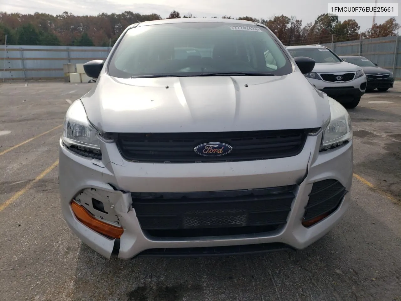 2014 Ford Escape S VIN: 1FMCU0F76EUE25661 Lot: 77742424