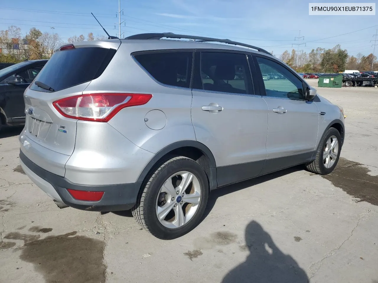 2014 Ford Escape Se VIN: 1FMCU9GX1EUB71375 Lot: 77777294