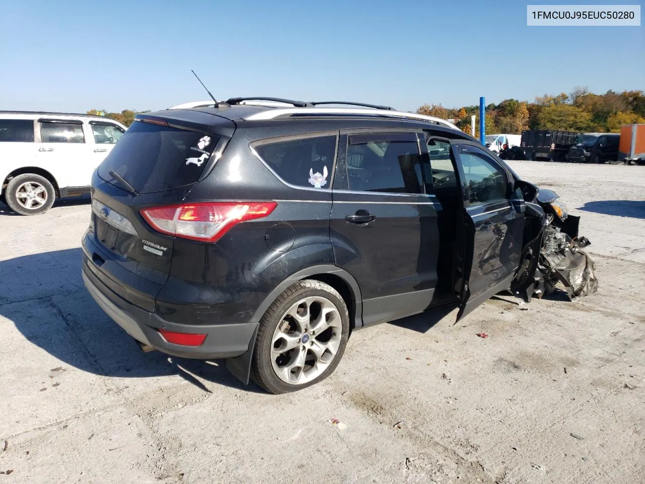 2014 Ford Escape Titanium VIN: 1FMCU0J95EUC50280 Lot: 77821804