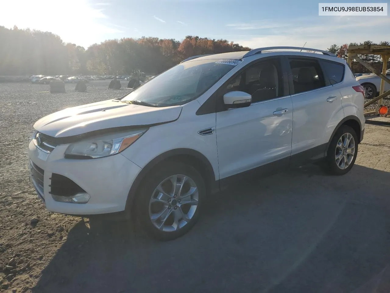 2014 Ford Escape Titanium VIN: 1FMCU9J98EUB53854 Lot: 78009094