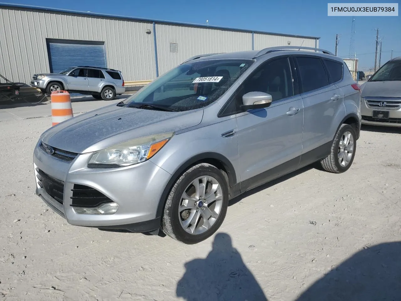 2014 Ford Escape Titanium VIN: 1FMCU0JX3EUB79384 Lot: 78051814