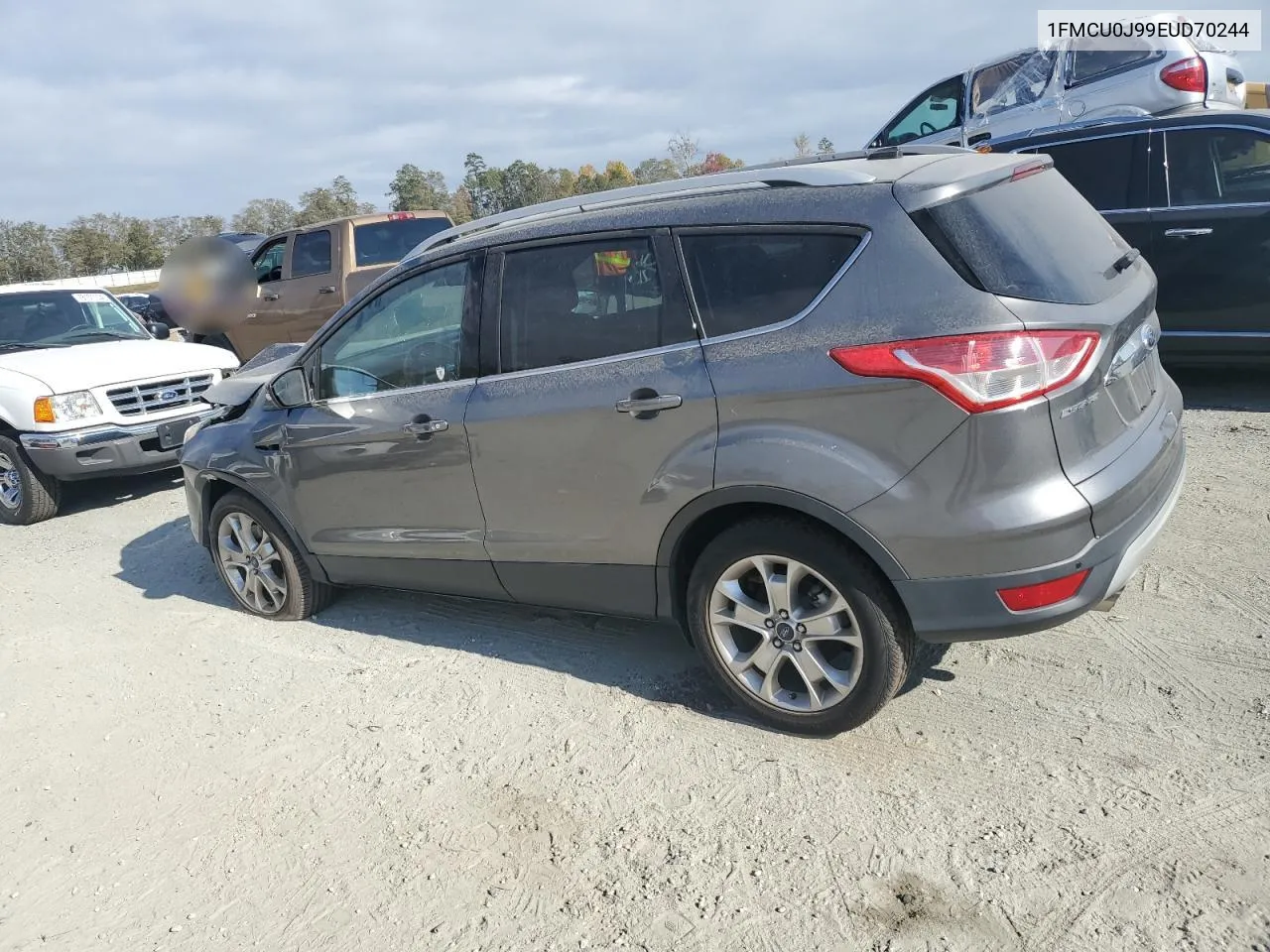 2014 Ford Escape Titanium VIN: 1FMCU0J99EUD70244 Lot: 78152694