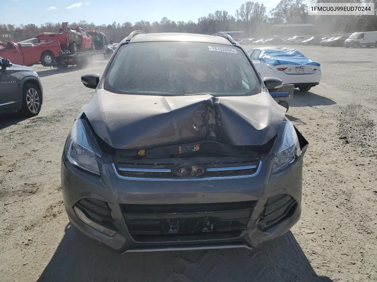 2014 Ford Escape Titanium VIN: 1FMCU0J99EUD70244 Lot: 78152694