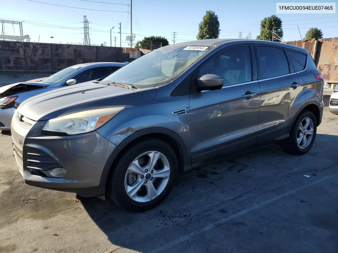 2014 Ford Escape Se VIN: 1FMCU0G94EUE07465 Lot: 78265954