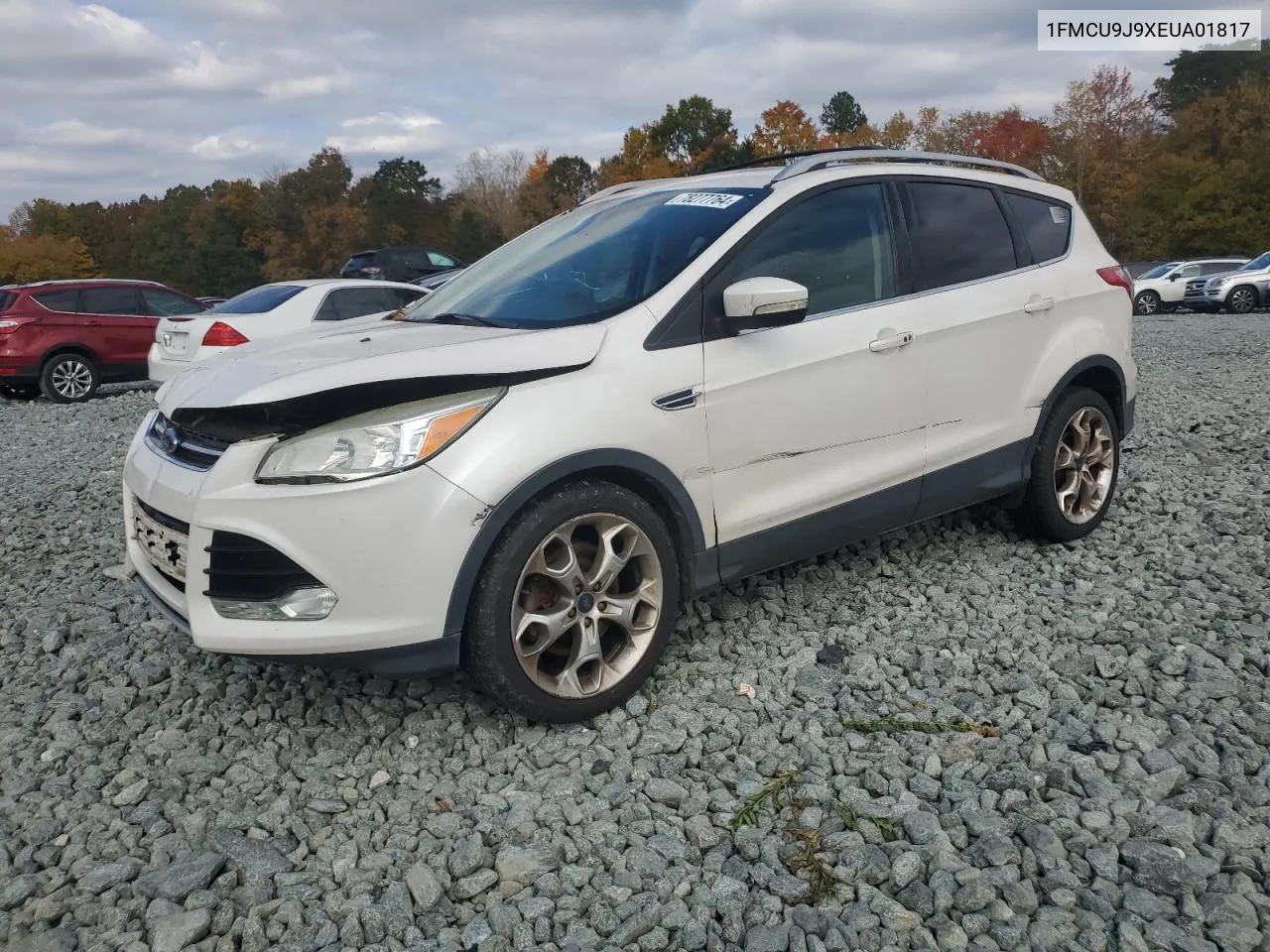 2014 Ford Escape Titanium VIN: 1FMCU9J9XEUA01817 Lot: 78277764