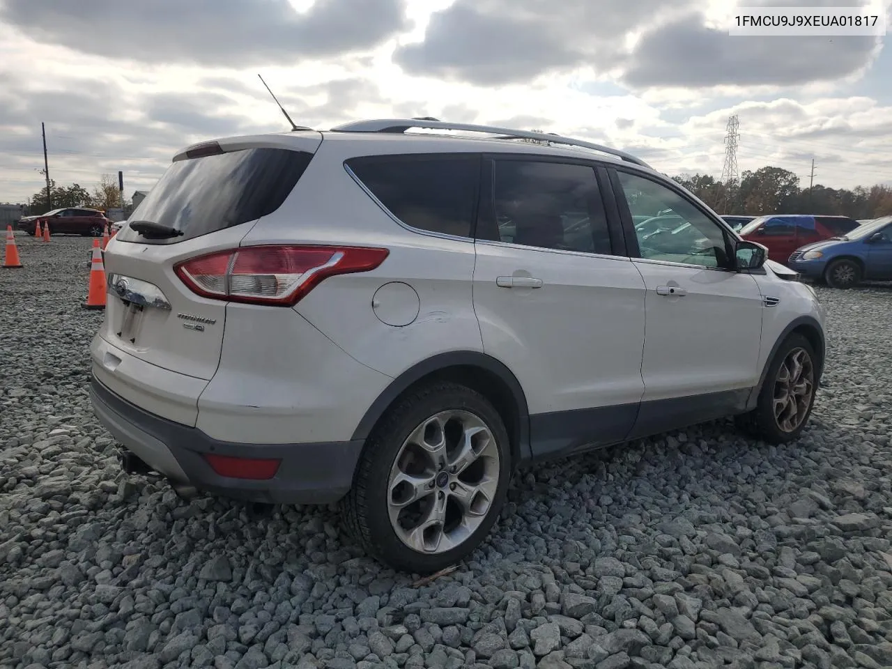 2014 Ford Escape Titanium VIN: 1FMCU9J9XEUA01817 Lot: 78277764