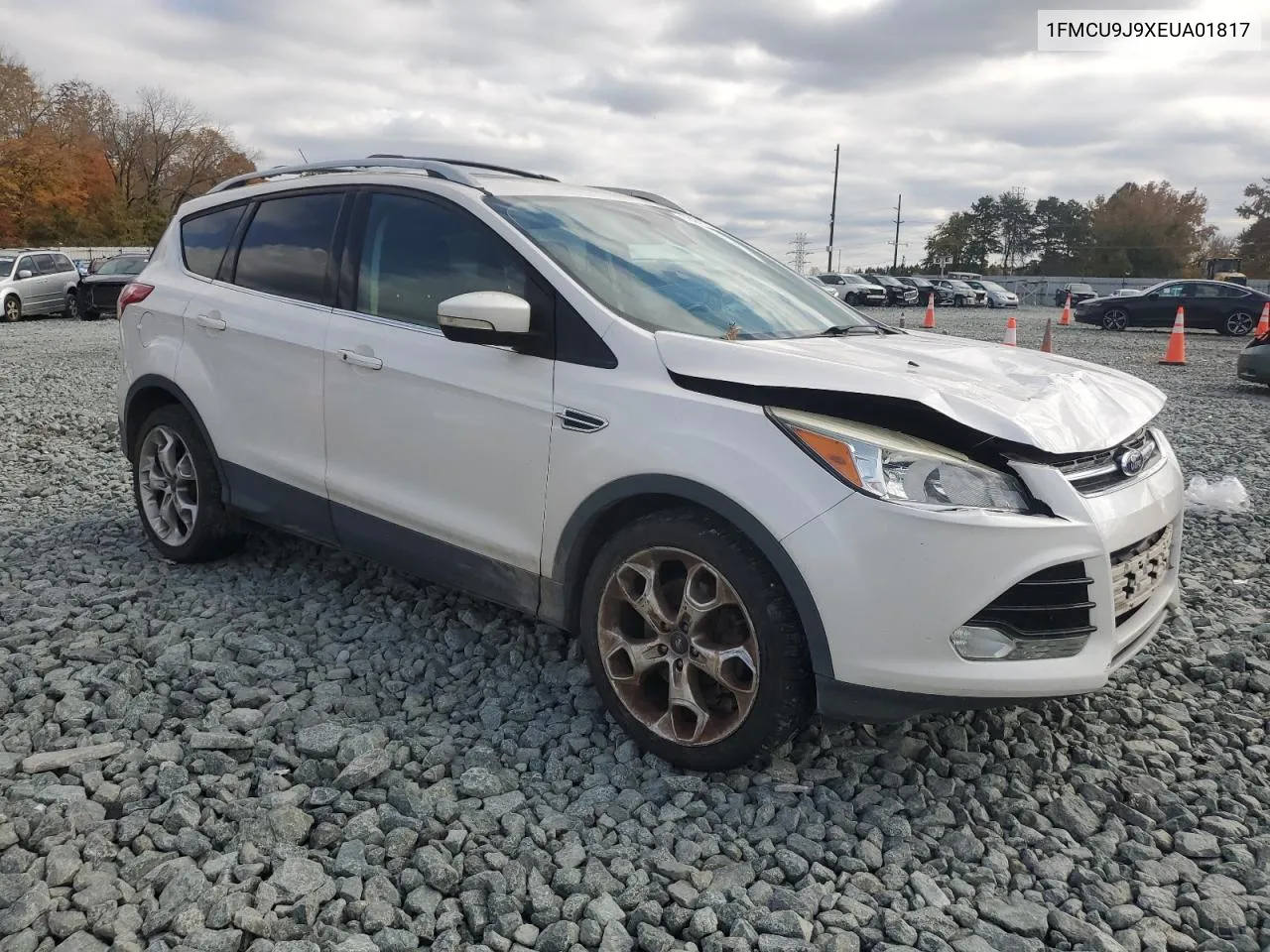 2014 Ford Escape Titanium VIN: 1FMCU9J9XEUA01817 Lot: 78277764