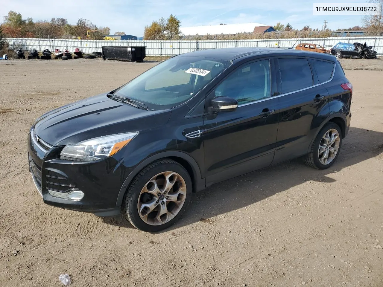 2014 Ford Escape Titanium VIN: 1FMCU9JX9EUE08722 Lot: 78305534