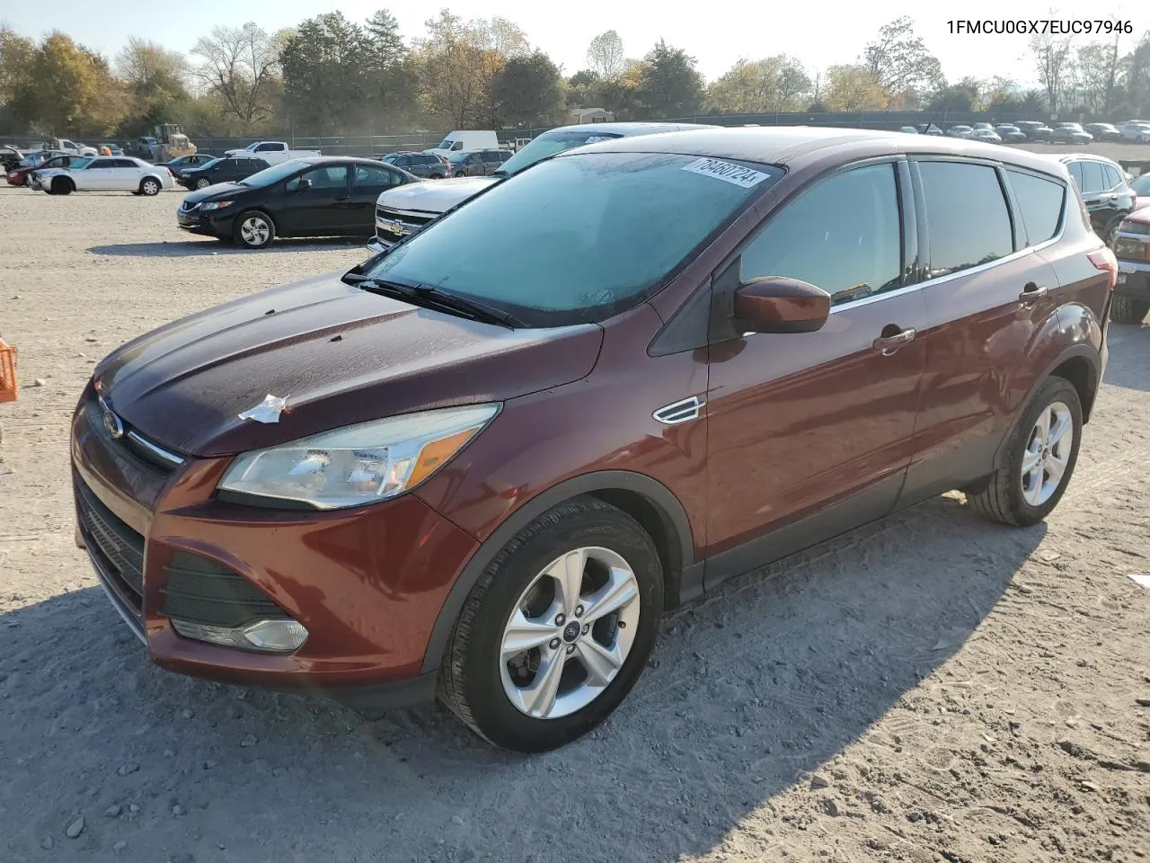 2014 Ford Escape Se VIN: 1FMCU0GX7EUC97946 Lot: 78460724