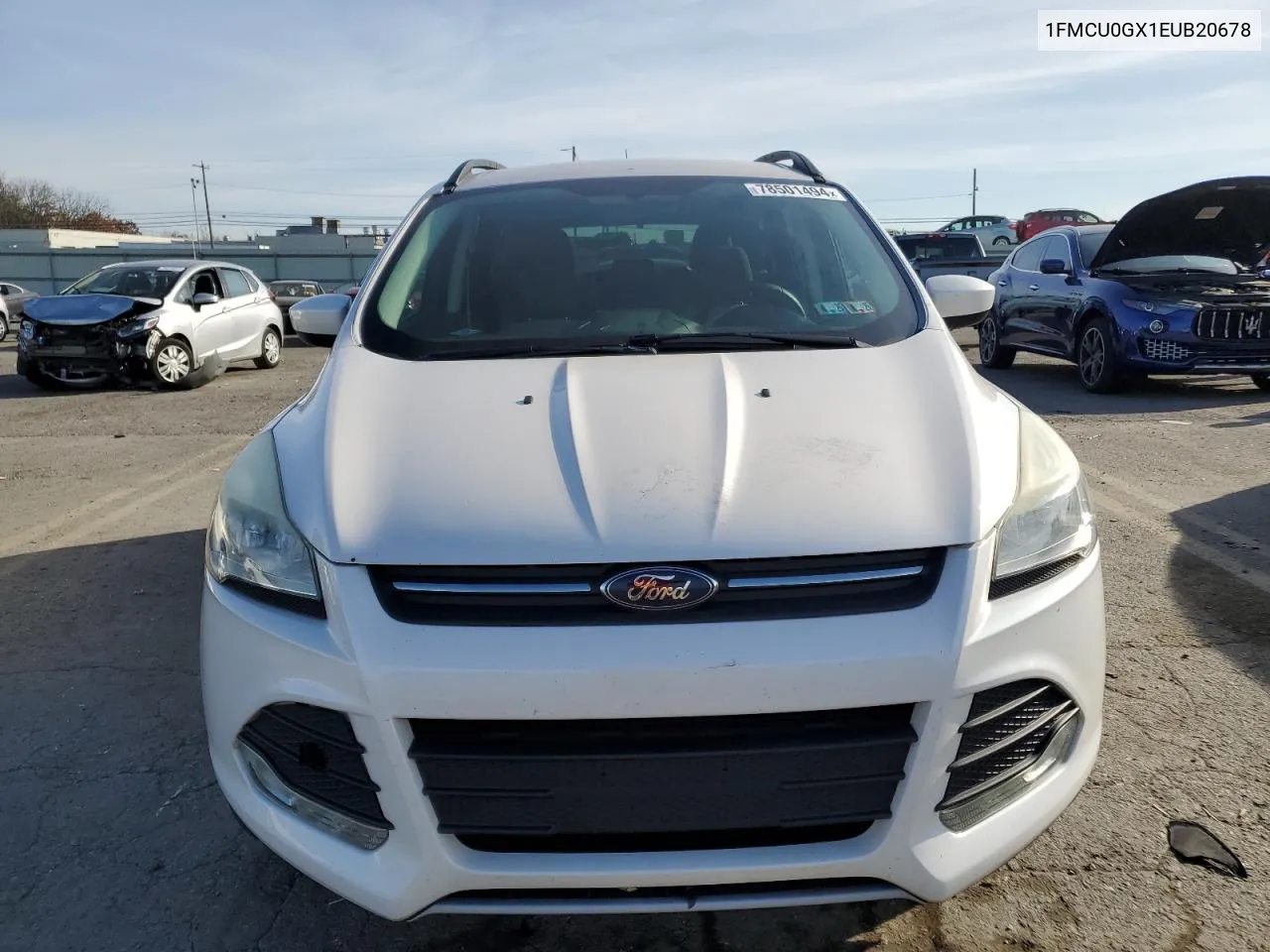 2014 Ford Escape Se VIN: 1FMCU0GX1EUB20678 Lot: 78501494