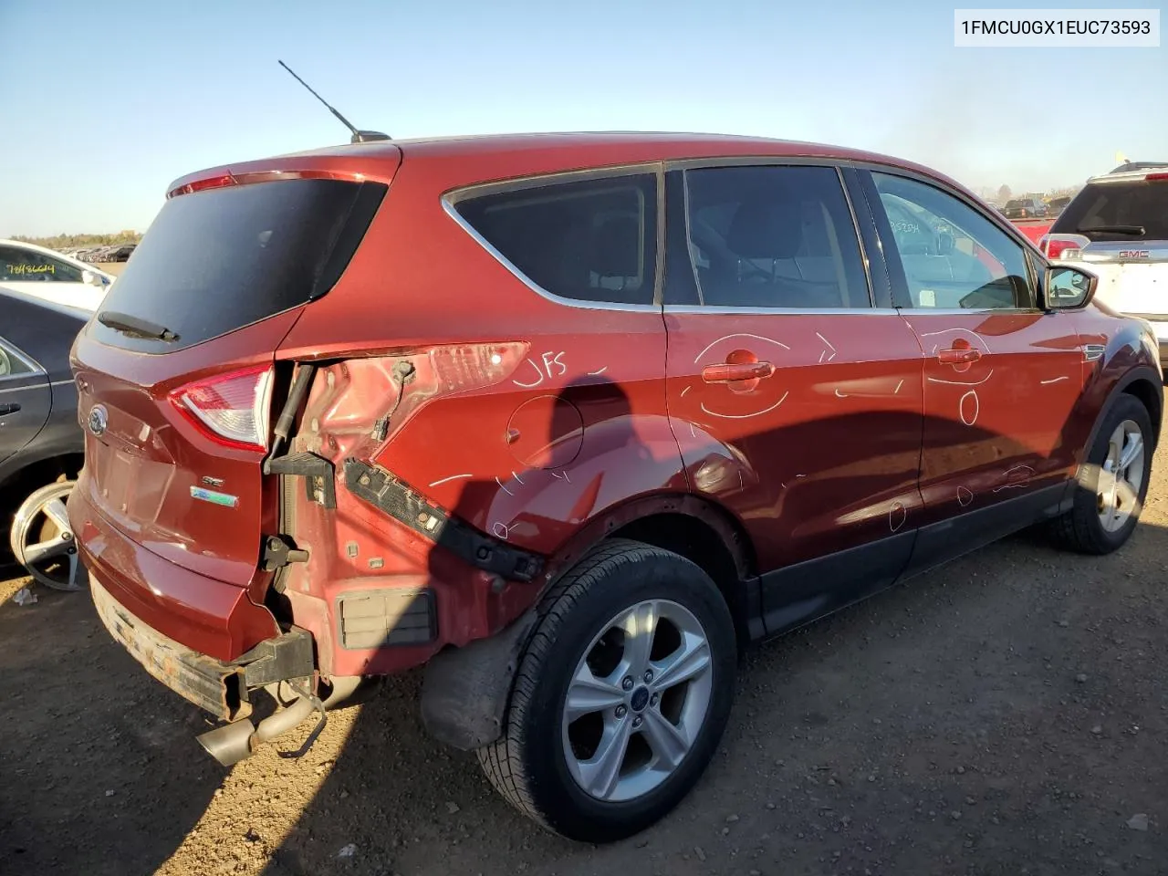 2014 Ford Escape Se VIN: 1FMCU0GX1EUC73593 Lot: 78781074