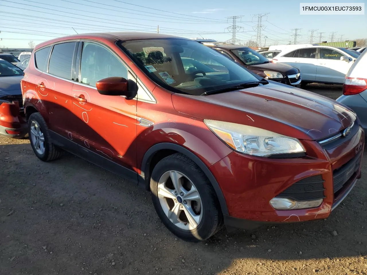 2014 Ford Escape Se VIN: 1FMCU0GX1EUC73593 Lot: 78781074