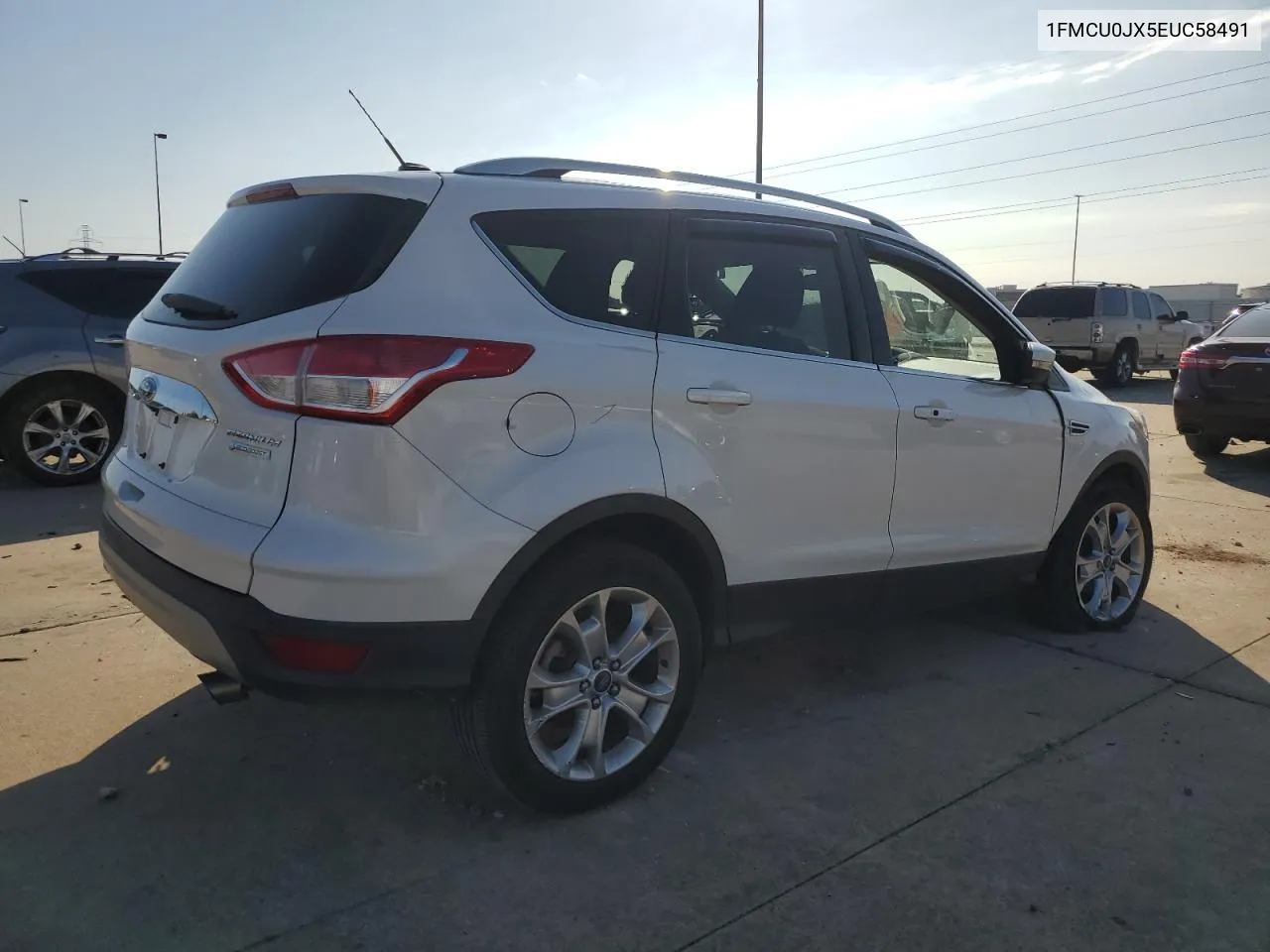 2014 Ford Escape Titanium VIN: 1FMCU0JX5EUC58491 Lot: 78926394