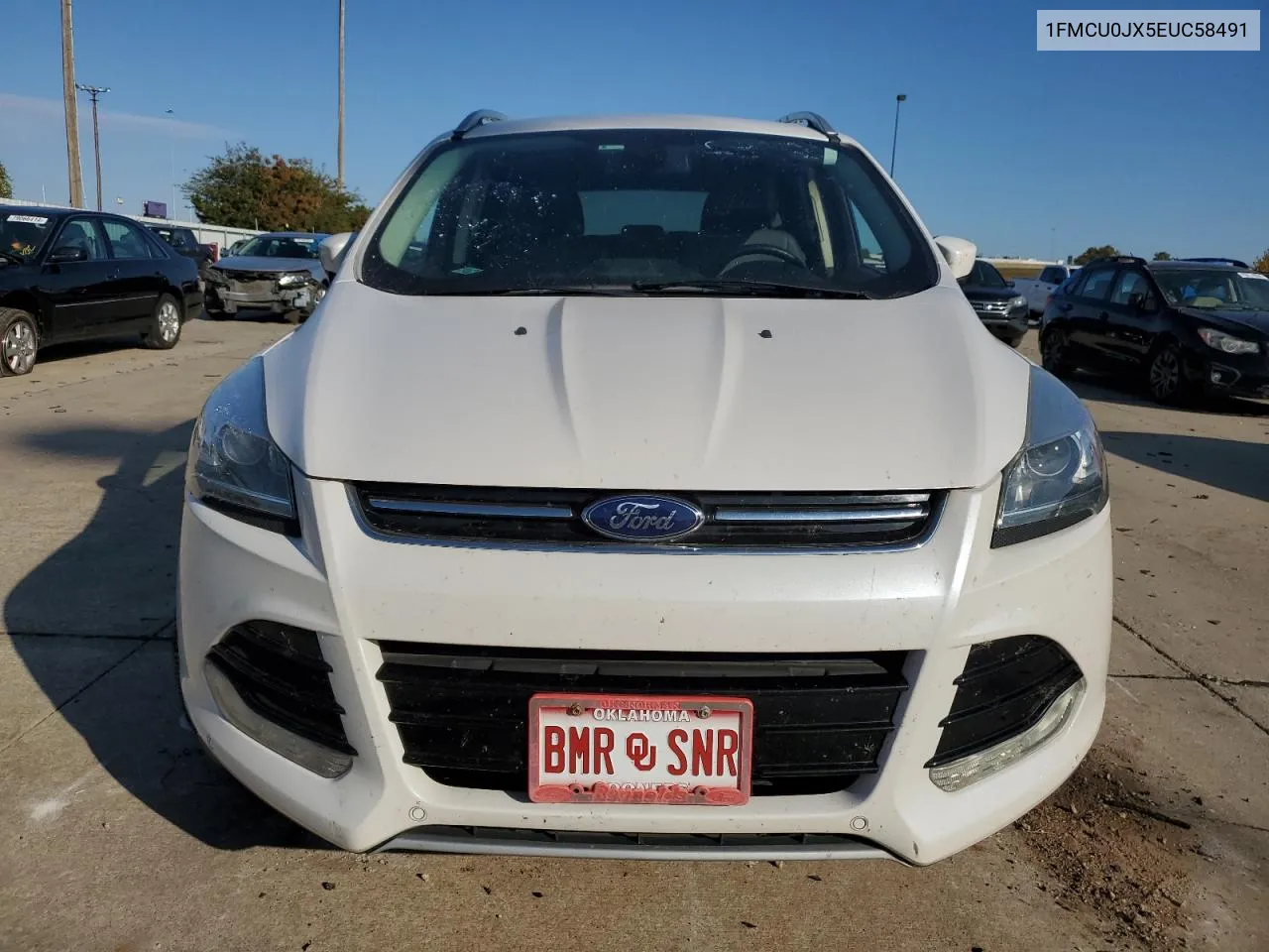 2014 Ford Escape Titanium VIN: 1FMCU0JX5EUC58491 Lot: 78926394