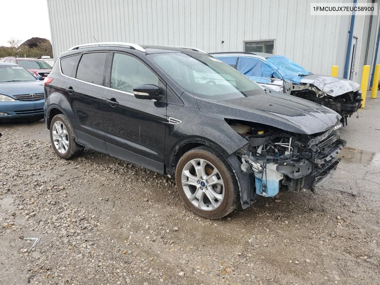 2014 Ford Escape Titanium VIN: 1FMCU0JX7EUC58900 Lot: 79114904