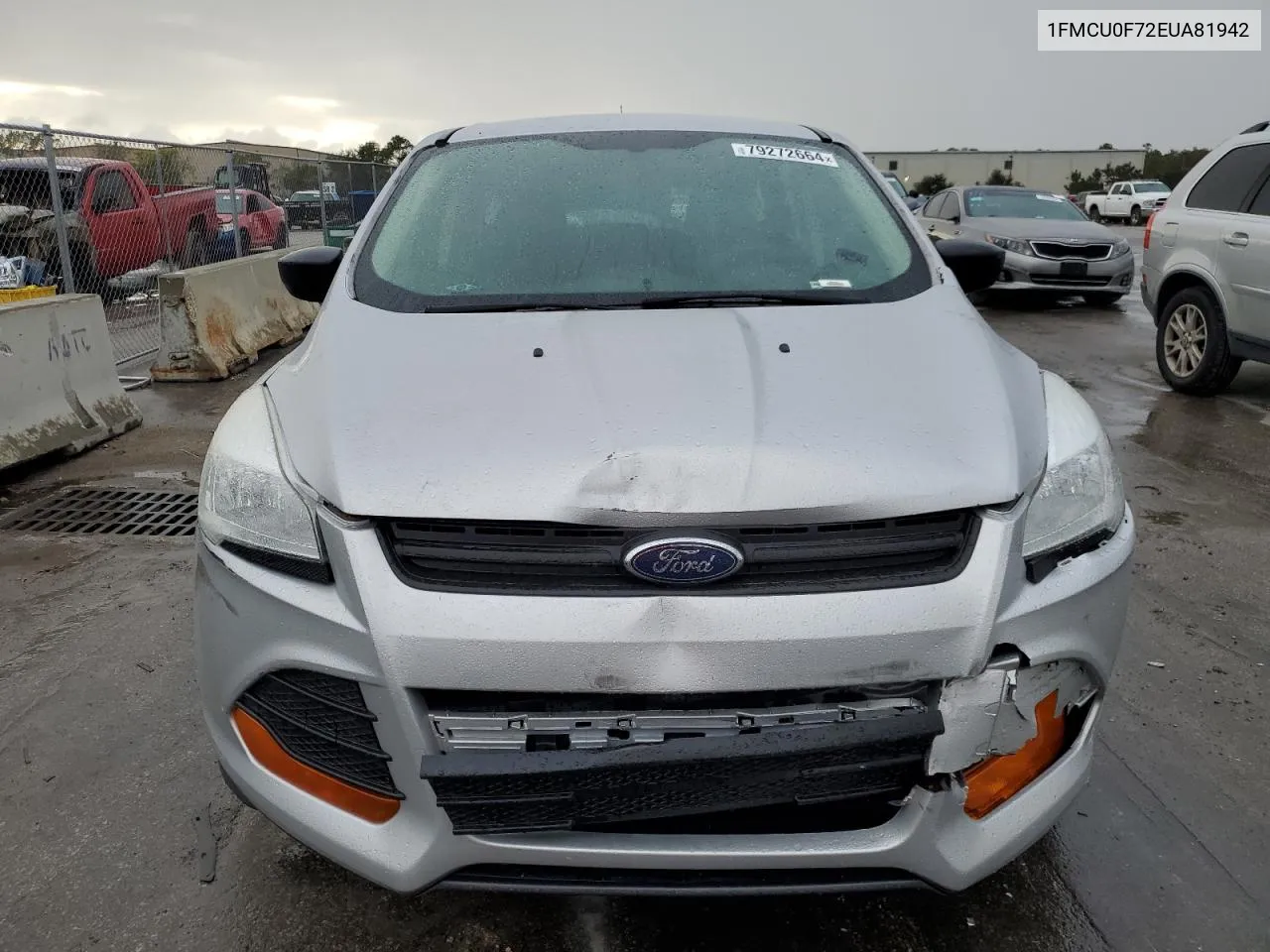 2014 Ford Escape S VIN: 1FMCU0F72EUA81942 Lot: 79272664