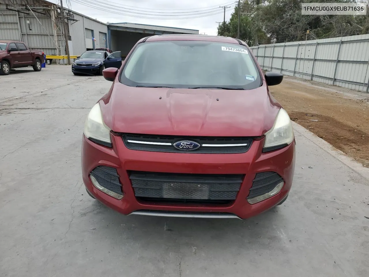 2014 Ford Escape Se VIN: 1FMCU0GX9EUB71636 Lot: 79473804