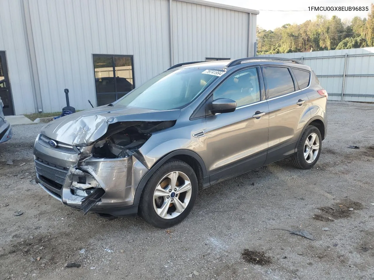 2014 Ford Escape Se VIN: 1FMCU0GX8EUB96835 Lot: 79741994