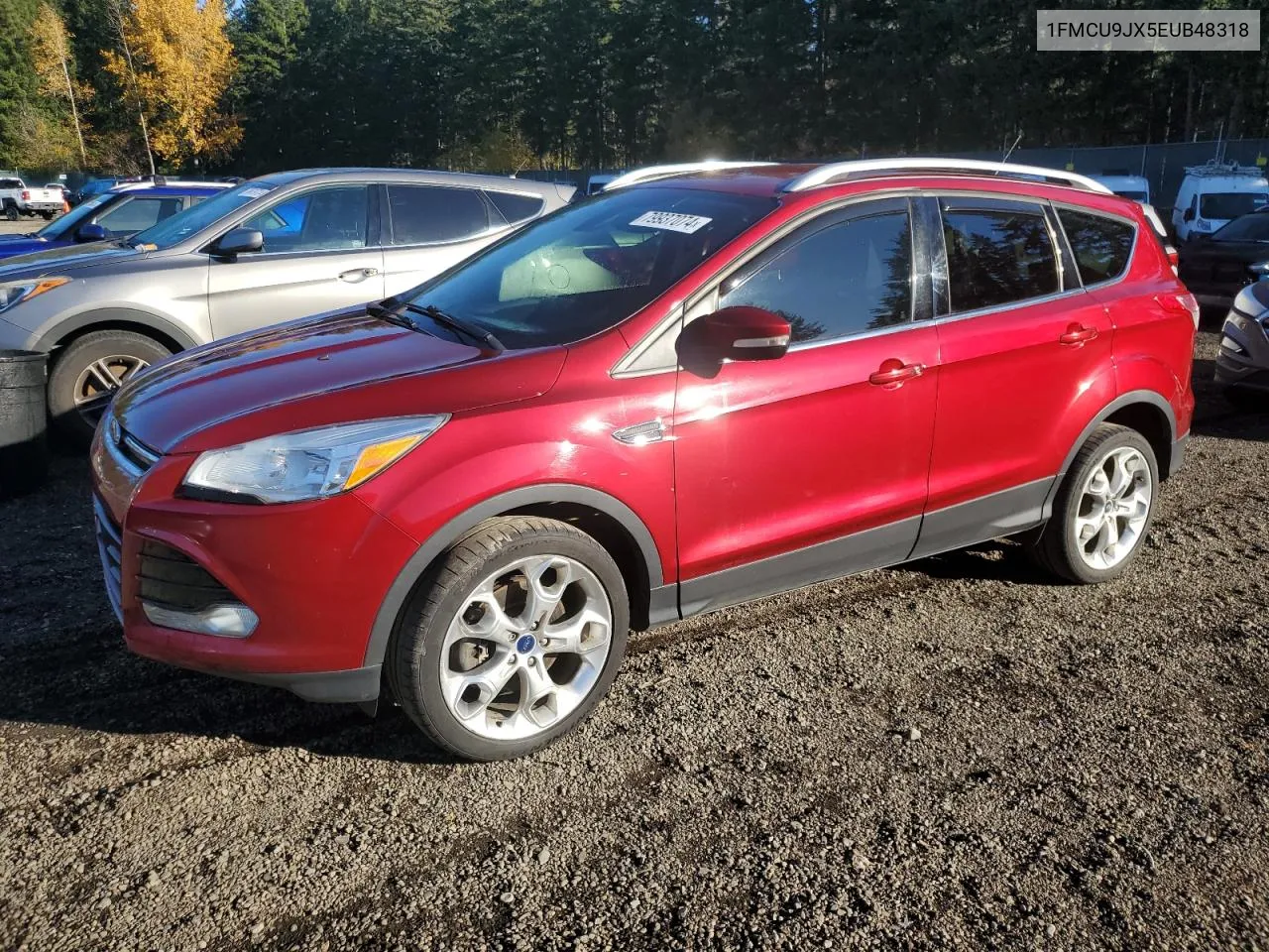 2014 Ford Escape Titanium VIN: 1FMCU9JX5EUB48318 Lot: 79937074