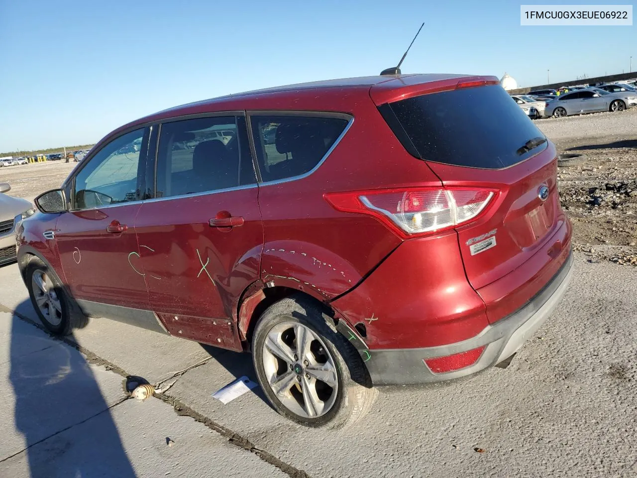 2014 Ford Escape Se VIN: 1FMCU0GX3EUE06922 Lot: 80585084