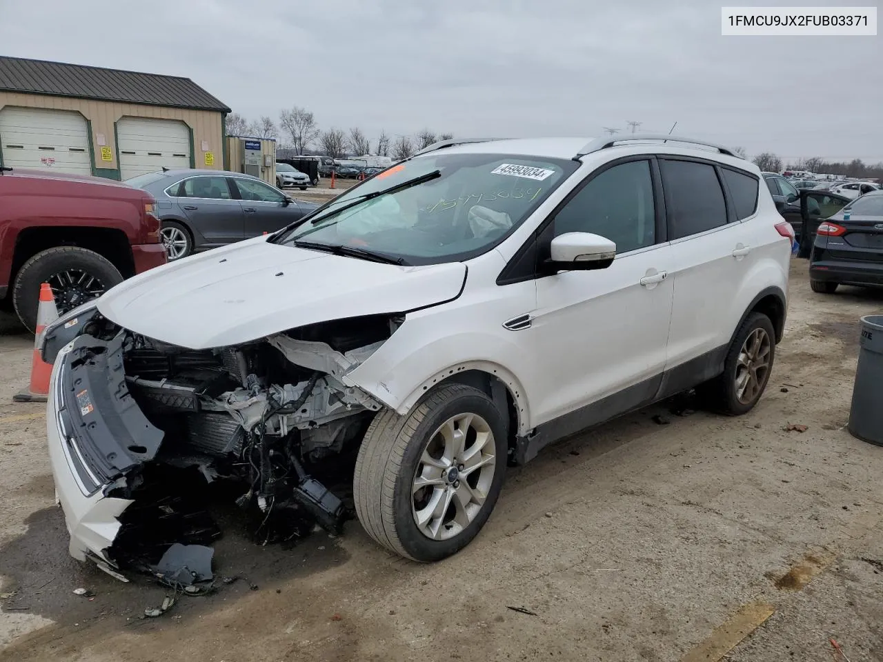 2015 Ford Escape Titanium VIN: 1FMCU9JX2FUB03371 Lot: 45993034