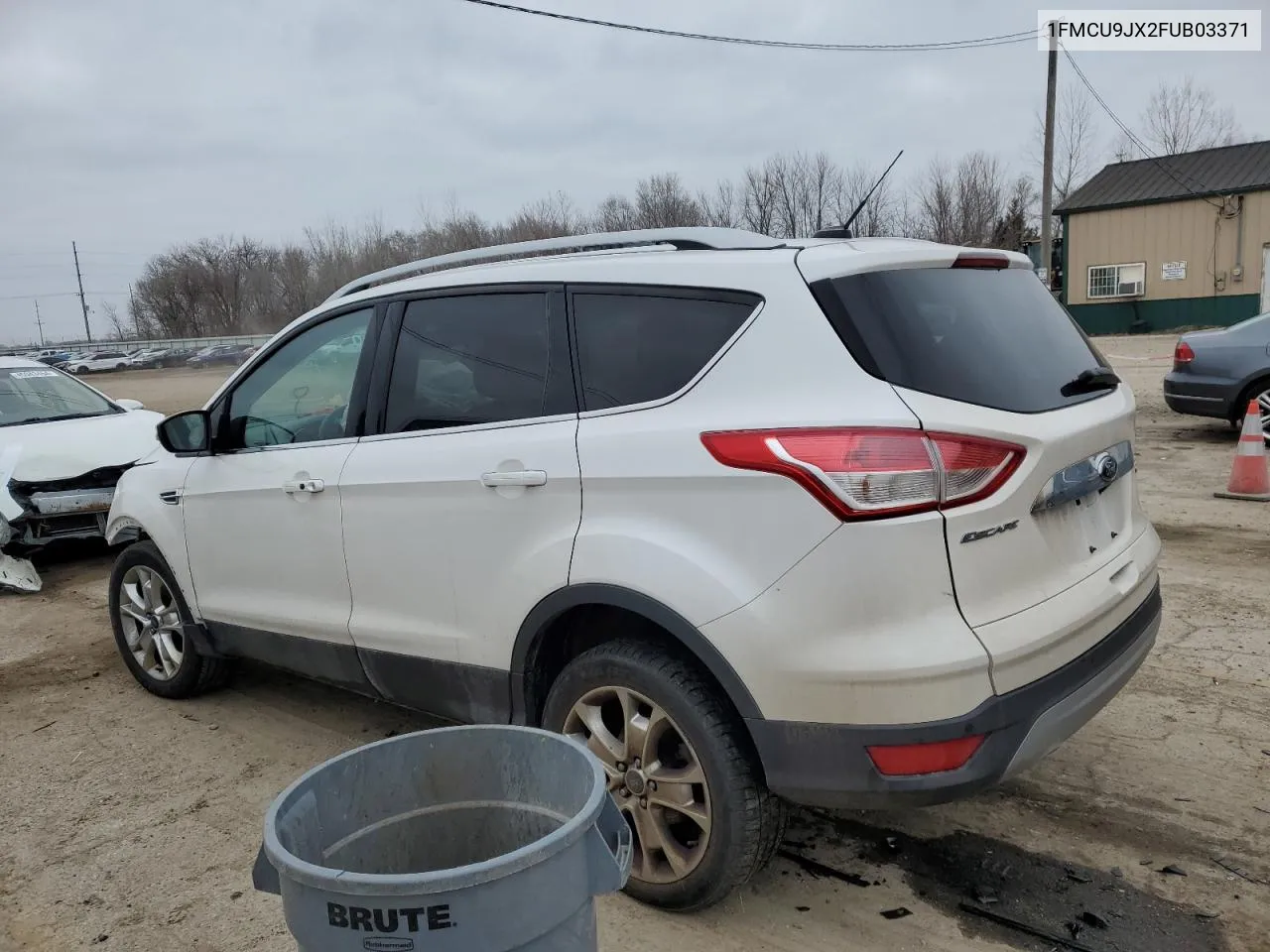 2015 Ford Escape Titanium VIN: 1FMCU9JX2FUB03371 Lot: 45993034