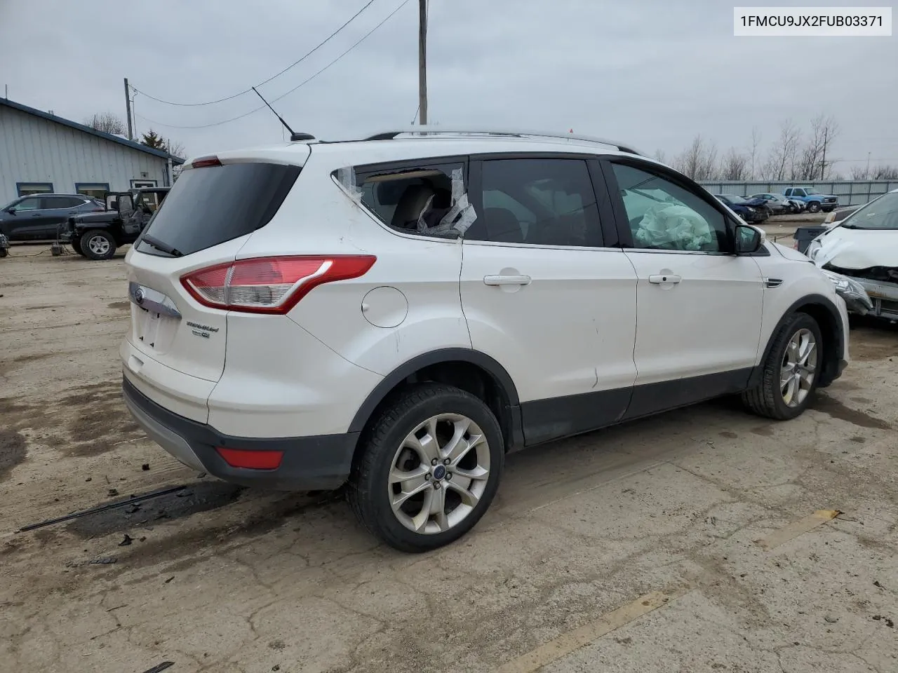 2015 Ford Escape Titanium VIN: 1FMCU9JX2FUB03371 Lot: 45993034