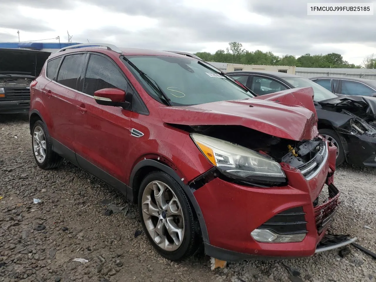 2015 Ford Escape Titanium VIN: 1FMCU0J99FUB25185 Lot: 51283814