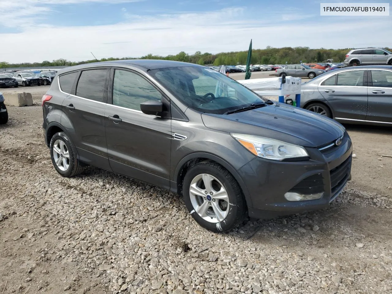 2015 Ford Escape Se VIN: 1FMCU0G76FUB19401 Lot: 51288474