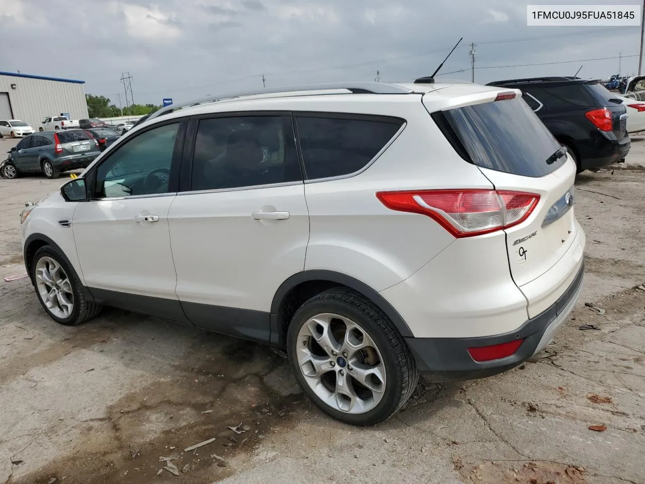 2015 Ford Escape Titanium VIN: 1FMCU0J95FUA51845 Lot: 53924144