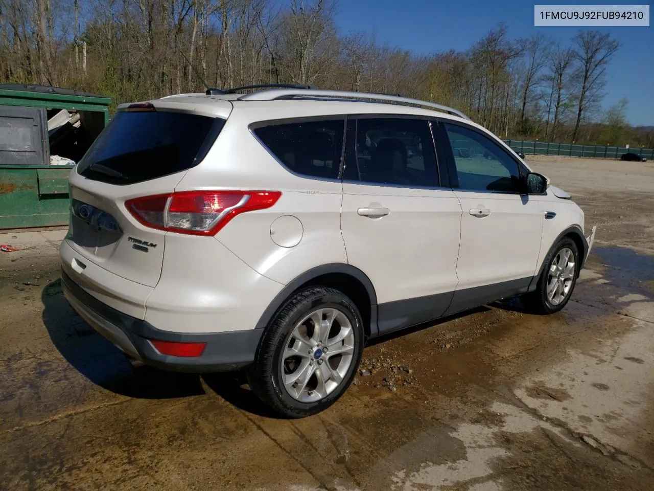 2015 Ford Escape Titanium VIN: 1FMCU9J92FUB94210 Lot: 53950864