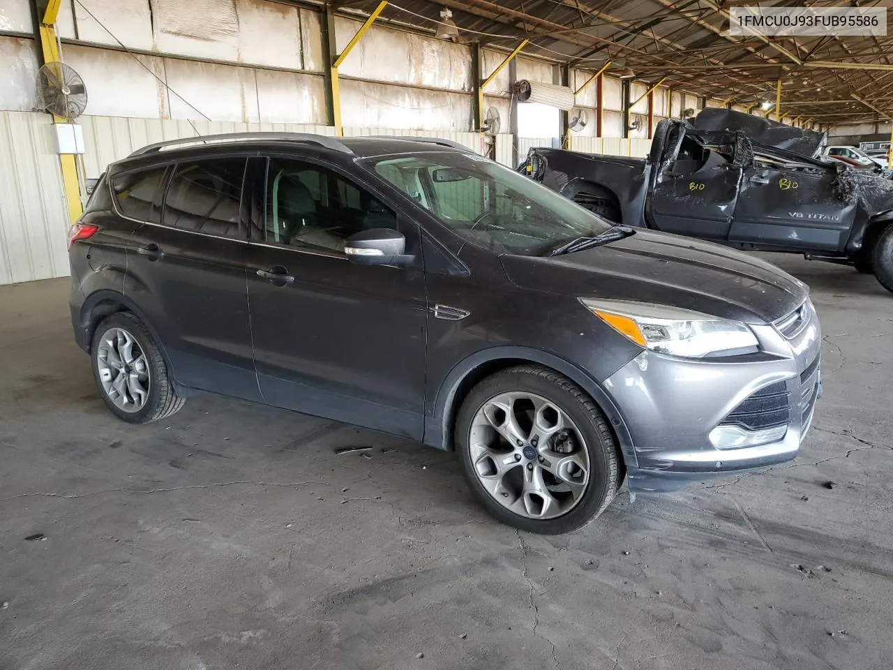 2015 Ford Escape Titanium VIN: 1FMCU0J93FUB95586 Lot: 54062474