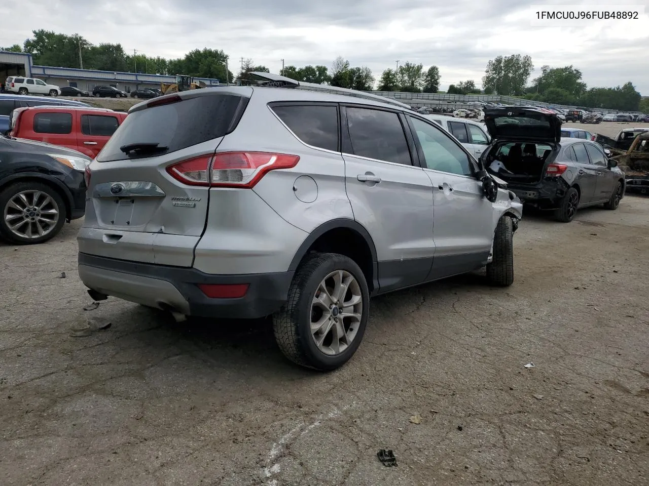 2015 Ford Escape Titanium VIN: 1FMCU0J96FUB48892 Lot: 54382524