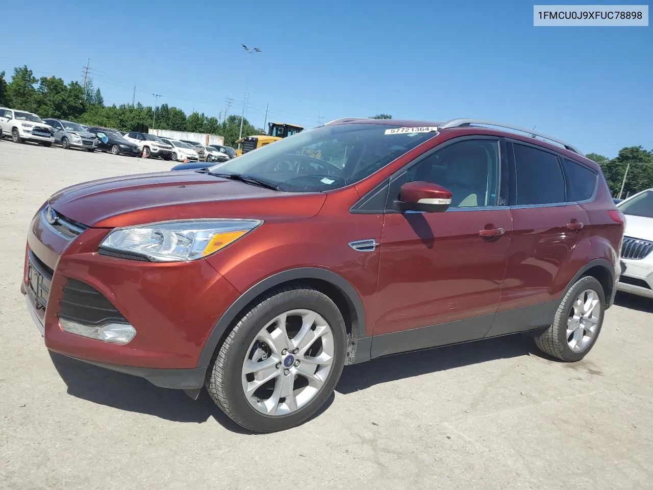 2015 Ford Escape Titanium VIN: 1FMCU0J9XFUC78898 Lot: 57721364