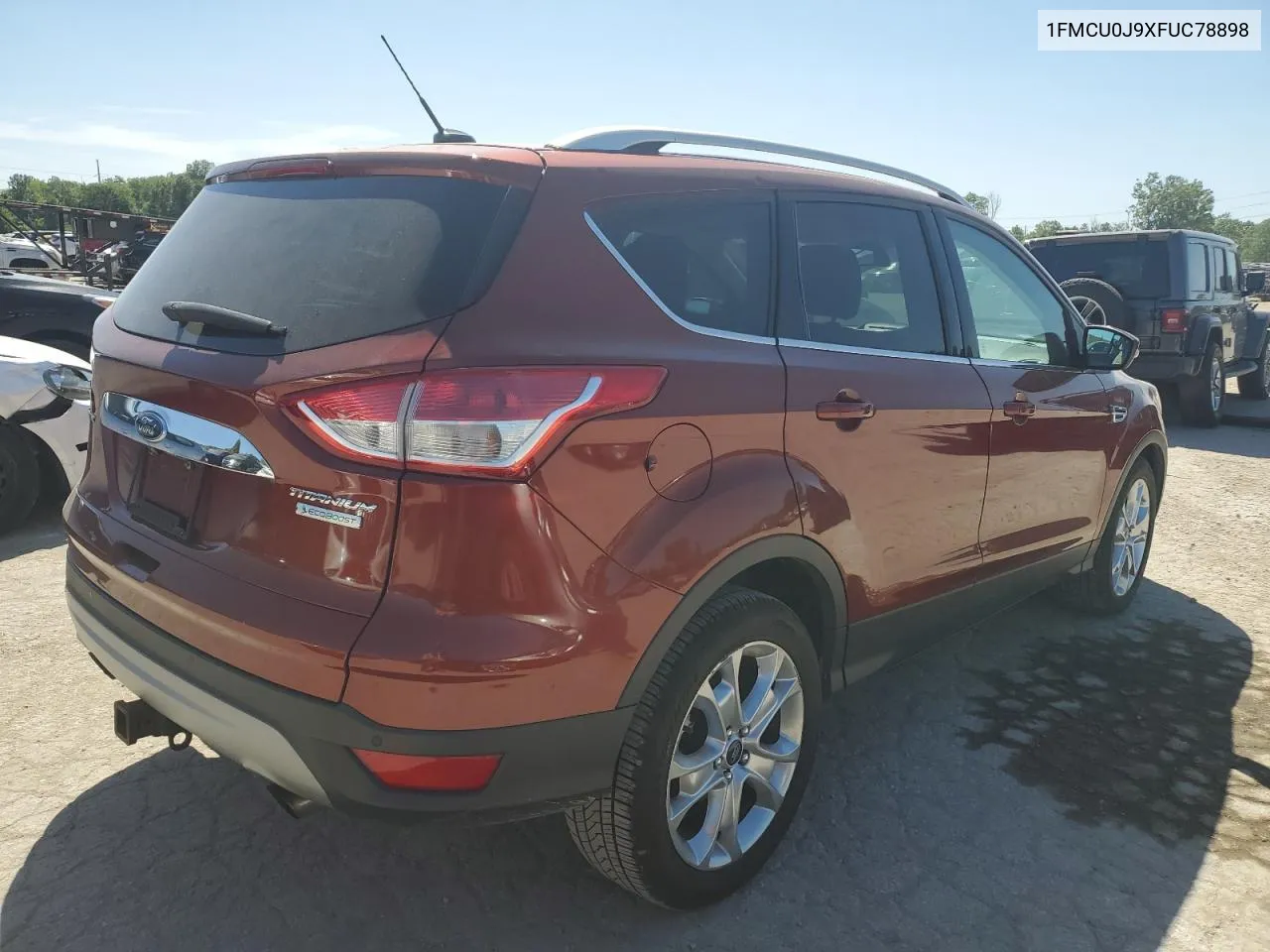 2015 Ford Escape Titanium VIN: 1FMCU0J9XFUC78898 Lot: 57721364