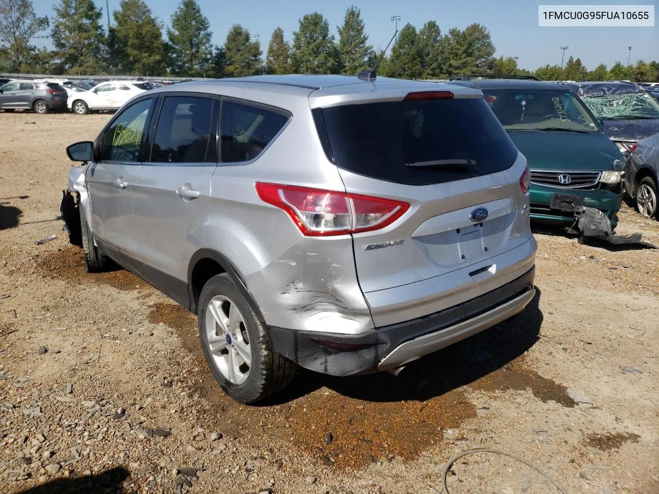 2015 Ford Escape Se VIN: 1FMCU0G95FUA10655 Lot: 58139032